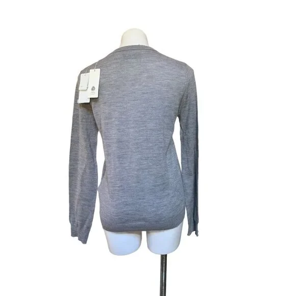 Zadig & Voltaire NEW Gaby Amour Embellished Merino Wool Sweater Medium